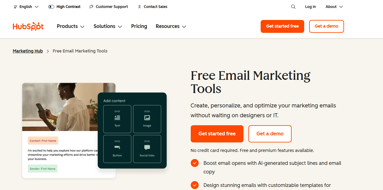 HubSpot Email Marketing