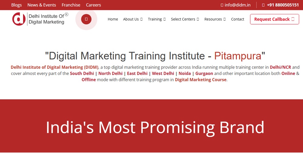 Delhi Courses (Pitampura)