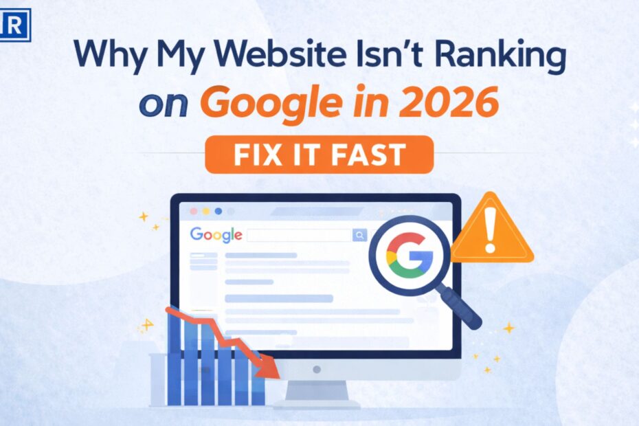 why my website is not ranking on google